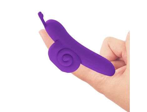 Wibrator na palec silikonowy Pretty Love Snail USB 10 funkcji - 8