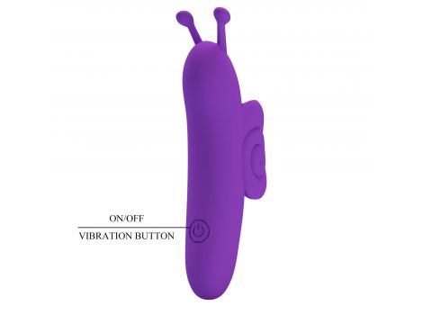 Wibrator na palec silikonowy Pretty Love Snail USB 10 funkcji - 7