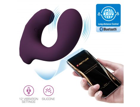 PRETTY LOVE - Billy Purple, 12 vibration functions Mobile APP remote control - 3