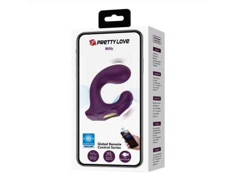 PRETTY LOVE - Billy Purple, 12 vibration functions Mobile APP remote control - 7