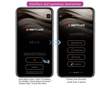 PRETTY LOVE - Billy Purple, 12 vibration functions Mobile APP remote control - 11