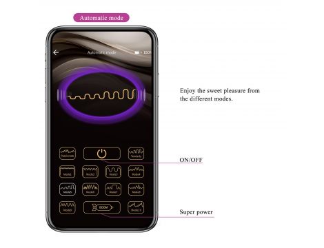 PRETTY LOVE - Billy Purple, 12 vibration functions Mobile APP remote control - 19