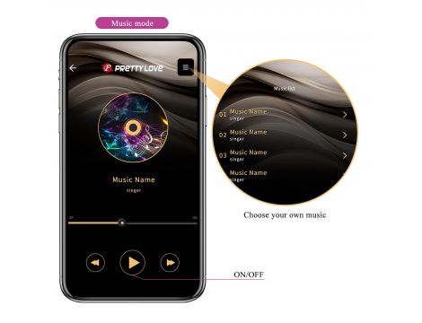 PRETTY LOVE - Billy Purple, 12 vibration functions Mobile APP remote control - 14