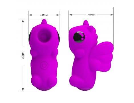 Wibrator na palec Magic Unicorn Pretty Love 10 stukających - 10