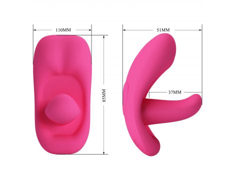 Wibrator silikonowy Pretty Love Hazelynn sterowany aplikacją 11 cm - 9