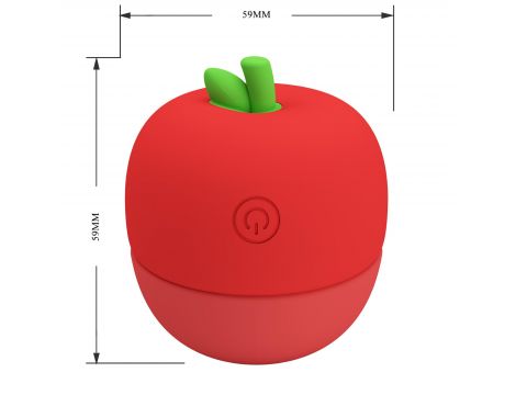 Stymulator łechtaczki Pretty Love Apple Secret silikonowy 12 trybów lizania - 8
