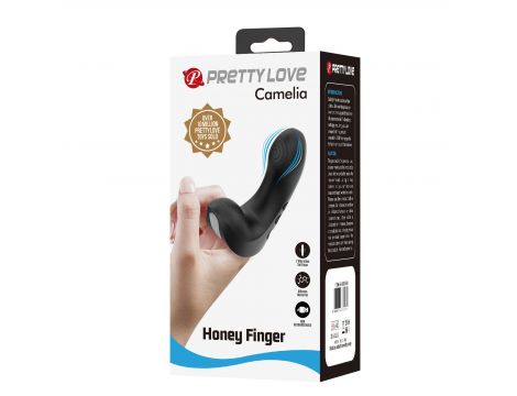 Nakładka wibracyjna na palec Camelia Pretty Love silikonowa 7 trybów - 10