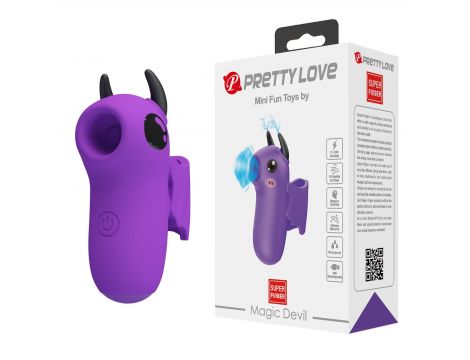 Stymulator łechtaczki Pretty Love Magic Devil silikonowy ładowalny E-stim - 3