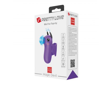 Stymulator łechtaczki Pretty Love Magic Devil silikonowy ładowalny E-stim - 11