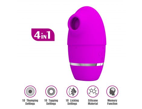 Stymulator łechtaczki Pretty Love Shakira silikonowy USB - 5
