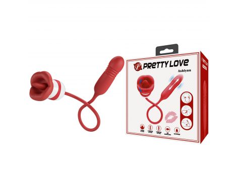 PRETTY LOVE - Ashlynn, 5 vibration functions 5 thrusting settings 5 licking settings