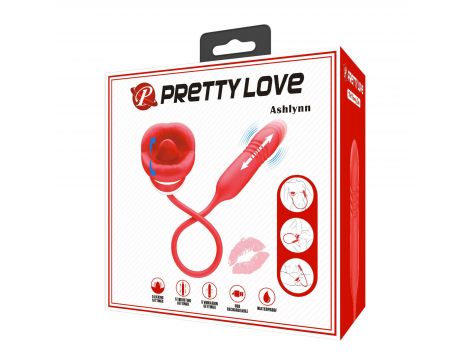 PRETTY LOVE - Ashlynn, 5 vibration functions 5 thrusting settings 5 licking settings - 5