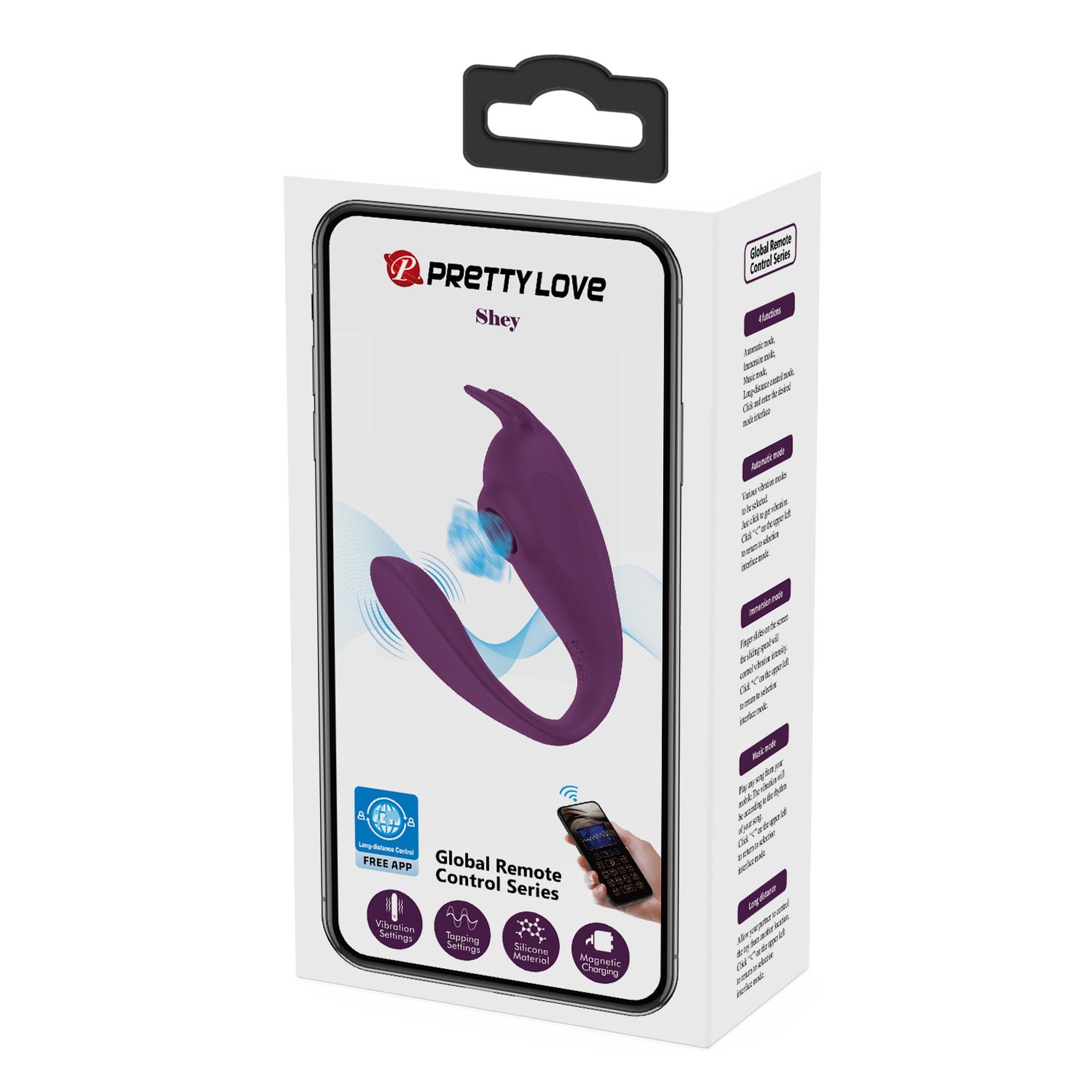 Shey, 10 Vibration Functions 10 Tapping Functions Mobile App Long-Distance