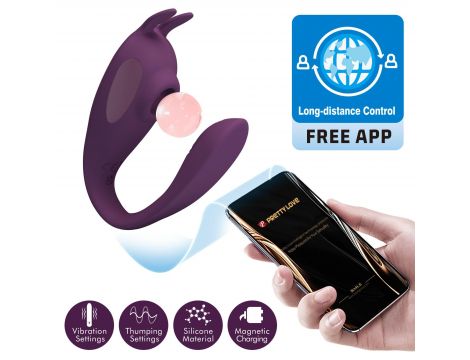 SHEY, 10 vibration functions 10 tapping functions Mobile APP Long-distance Control - 3