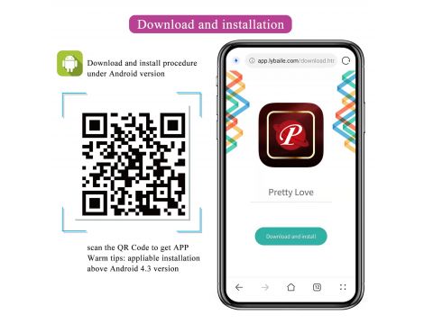 SHEY, 10 vibration functions 10 tapping functions Mobile APP Long-distance Control - 9