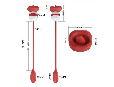 PRETTY LOVE - Aliyah, 5 licking settings 5 thumping functions - 8