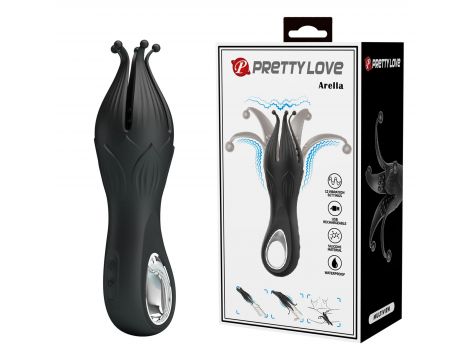 Trener penisa ośmiornica Pretty Love Arella 12 wibracji USB - 2