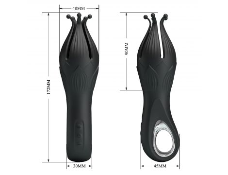 Trener penisa ośmiornica Pretty Love Arella 12 wibracji USB - 9