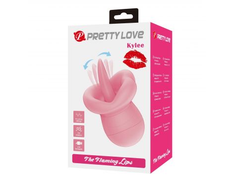 Stymulator liżący Pretty Love Kylee 10 trybów USB TPE - 4