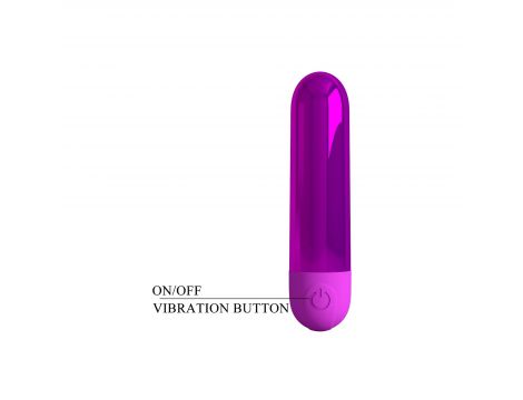 Mini wibrator Pretty Love Kiwi metaliczny 10 wibracji - 6