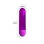 Mini wibrator Pretty Love Kiwi metaliczny 10 wibracji - 9