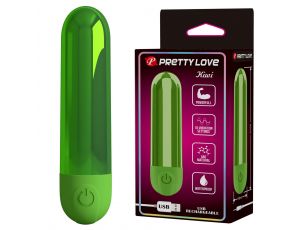 Mini wibrator bullet Pretty Love Kiwi zielony ładowany