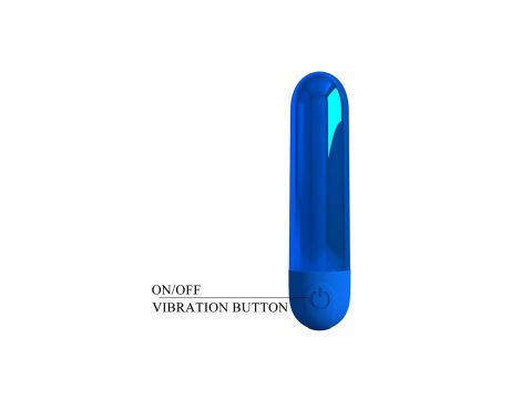 Mini wibrator bullet Pretty Love Kiwi niebieski - 8