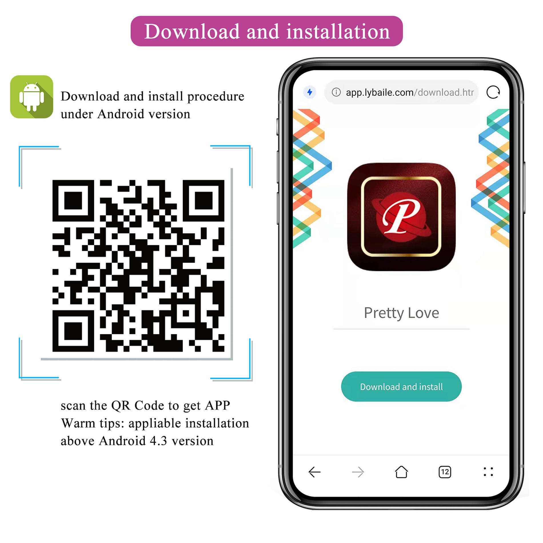 Pretty Love - Klay, 10 Vibration Functions 10 Thrusting Settings Mobile App