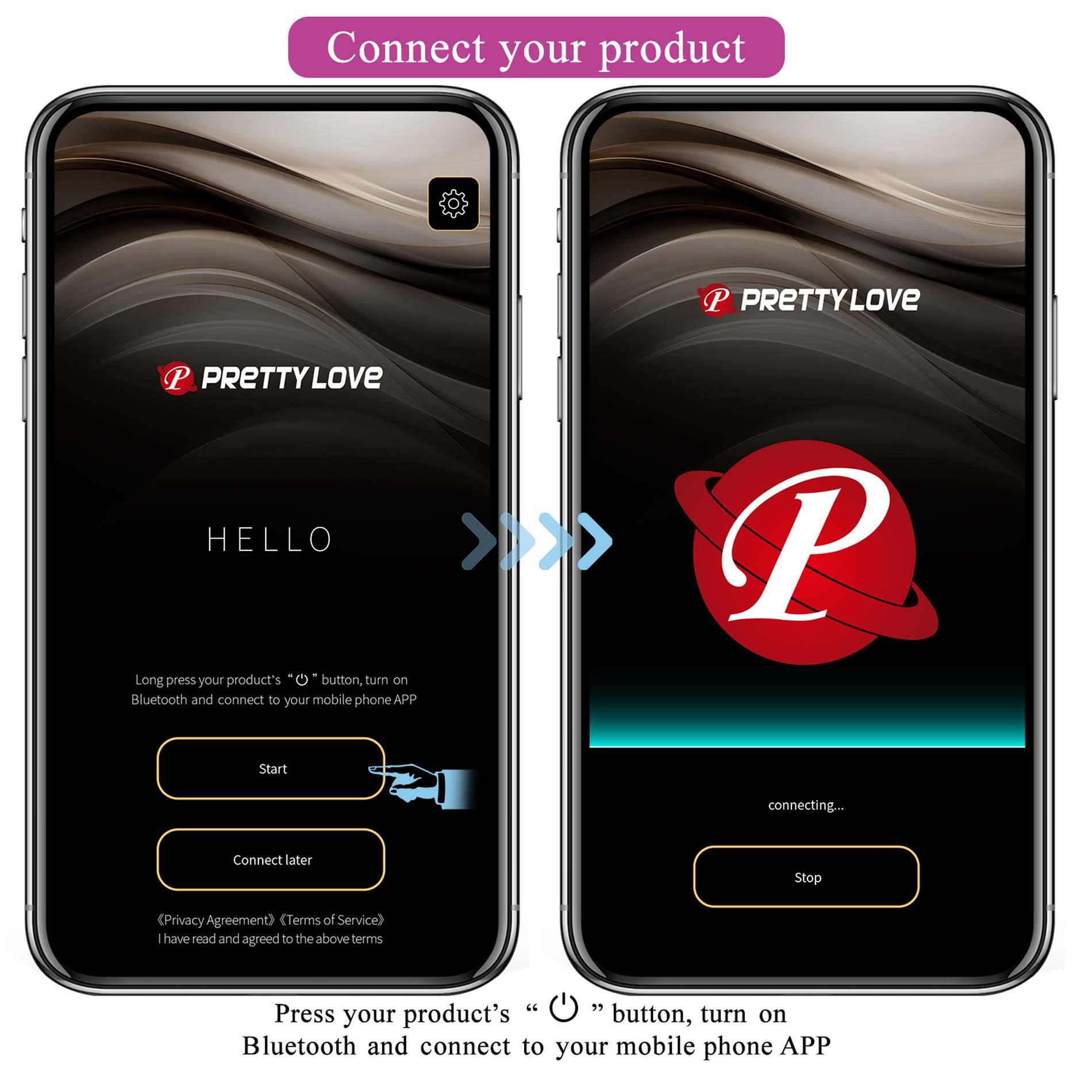 Pretty Love - Klay, 10 Vibration Functions 10 Thrusting Settings Mobile App