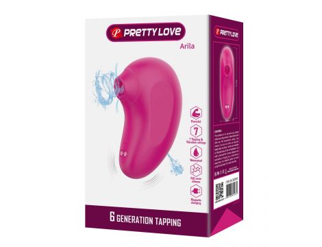 Pretty Love Arila Silikonowy Wibrator Ssący na Łechtaczkę - 10