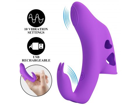 Wibrator palcowy Yenna Honey Finger Pretty Love 10 wibracji - 2