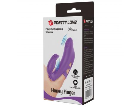 Wibrator palcowy Yenna Honey Finger Pretty Love 10 wibracji - 17