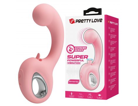 Stymulator łechtaczki z lizaniem Pretty Love Erynnyes silikonowy USB - 10