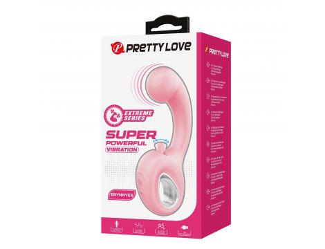 Stymulator łechtaczki z lizaniem Pretty Love Erynnyes silikonowy USB - 2