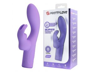 Silikonowy wibrator króliczek Pretty Love Elivia 10 funkcyjny punkt G USB