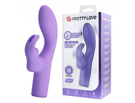 Silikonowy wibrator króliczek Pretty Love Elivia 10 funkcyjny punkt G USB