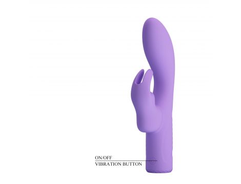 Silikonowy wibrator króliczek Pretty Love Elivia 10 funkcyjny punkt G USB - 7