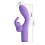 Silikonowy wibrator króliczek Pretty Love Elivia 10 funkcyjny punkt G USB - 5