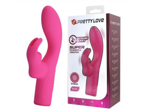 Wibrator króliczek Pretty Love Elivia 10 trybów punktu G silikonowy USB - 3