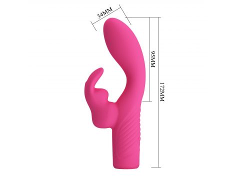 Wibrator króliczek Pretty Love Elivia 10 trybów punktu G silikonowy USB - 4