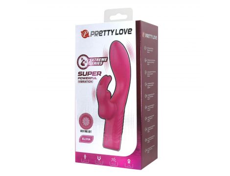 Wibrator króliczek Pretty Love Elivia 10 trybów punktu G silikonowy USB - 8