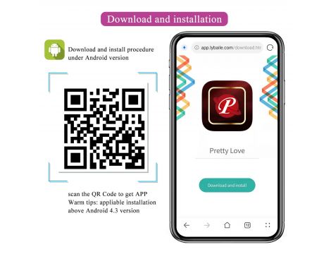 Jajko wibrujące Pretty Love Poulsen z aplikacją silikonowe USB wodoodporne - 11