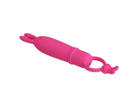 Wibrator króliczek silikonowy Pretty Love Delia 10 trybów wodoodporny AAA - 5