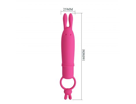 Wibrator króliczek silikonowy Pretty Love Delia 10 trybów wodoodporny AAA - 7