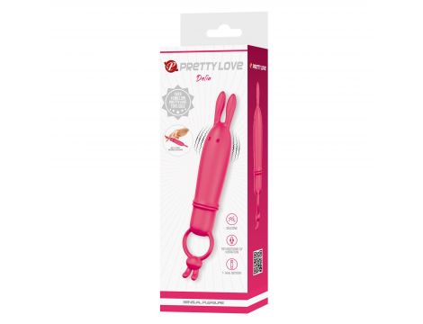 Wibrator króliczek silikonowy Pretty Love Delia 10 trybów wodoodporny AAA - 9