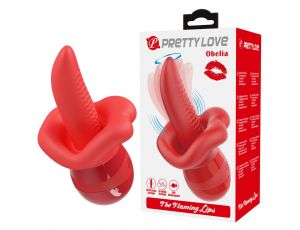 Stymulator łechtaczki z ruchem języka Pretty Love Obelia USB