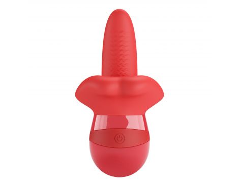Stymulator łechtaczki z ruchem języka Pretty Love Obelia USB - 5