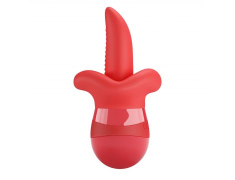 Stymulator łechtaczki z ruchem języka Pretty Love Obelia USB - 4