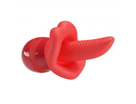 Stymulator łechtaczki z ruchem języka Pretty Love Obelia USB - 2