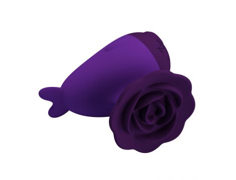 Mini stymulator łechtaczki Pretty Love Dolphin fioletowy silikonowy